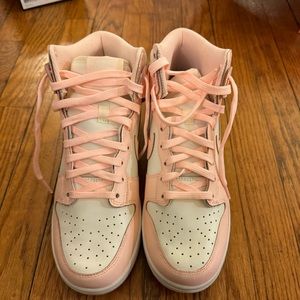 Nike Dunk High Sail/ Crimson Tint - Sail